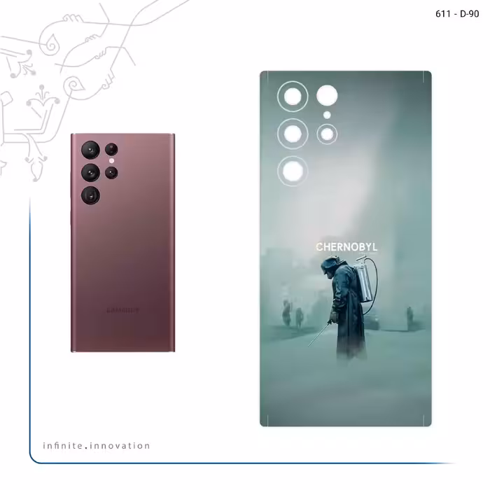 برچسب پوششی ماهوت مدل Chernobyl مناسب برای گوشی موبایل سامسونگ Galaxy S22 Ultra 5G