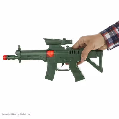 اسباب بازی جنگی مدل کلاه و مسلسل جرقه زن کد M116