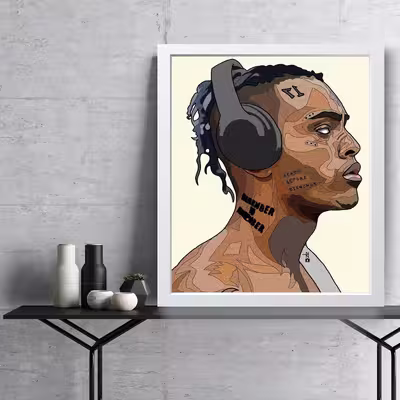 تابلو مدل تنتاسیون xxxtentacion کد G5-16