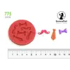 قالب فوندانت سورنا پارت طرح پاپیون کد Mhr-456