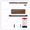 برچسب پوششی ماهوت مدل Orange-Wood مناسب برای تبلت مایکروسافت Surface 2 RT 2013