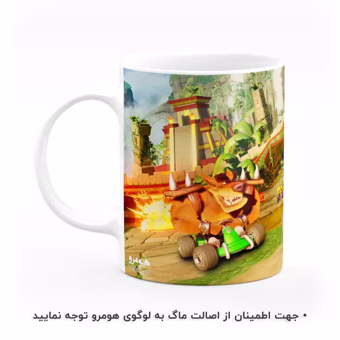 ماگ هومرو طرح کراش باندیکوت مدل MG3619