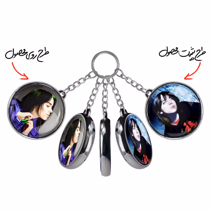 جاکلیدی خندالو مدل بیلی آیلیش طرح دوطرفه کد 1913519140