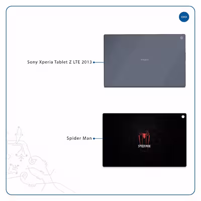 برچسب پوششی ماهوت مدل Spider-Man مناسب برای تبلت سونی Xperia Tablet Z LTE 2013