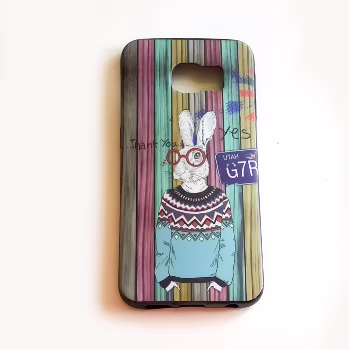 کاور طرح خرگوش مدل RABBIT06 مناسب برای گوشی موبایل سامسونگ Galaxy S6 Edge