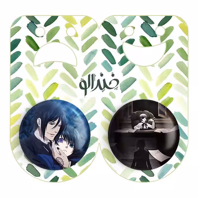 پیکسل خندالو مدل شیل و سباستین انیمه خادم کد 1632316319 مجموعه 2 عددی