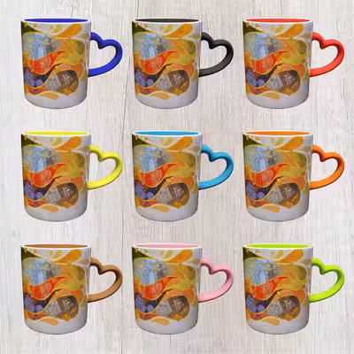 ماگ مدل دسته قلبی طرح هری پاتر کد 57