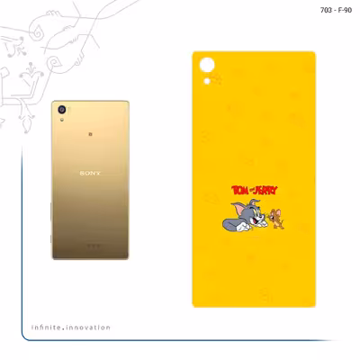 برچسب پوششی ماهوت مدل Tom and Jerry مناسب برای گوشی موبایل سونی Xperia Z5 Premium