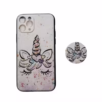 کاور کد ip11p مناسب برای گوشی موبایل اپل iPhone 11 Pro به همراه پاپ سوکت