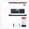 برچسب پوششی ماهوت مدل adidas-Logo مناسب برای تبلت سامسونگ Galaxy Tab A 10.1 2019 T515