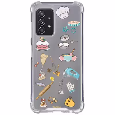 کاور طرح شیرینی پزی مناسب برای گوشی موبایل سامسونگ Galaxy A52