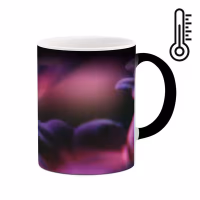 ماگ حرارتی طرح گل مدل mgh02642