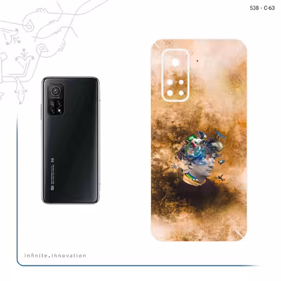 برچسب پوششی ماهوت مدل Collage of surreal Portrait of Men مناسب برای گوشی موبایل شیائومی Mi 10T 5G