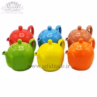 قوری چینی شکس (SHEX) مدل مجید رنگی 750ml