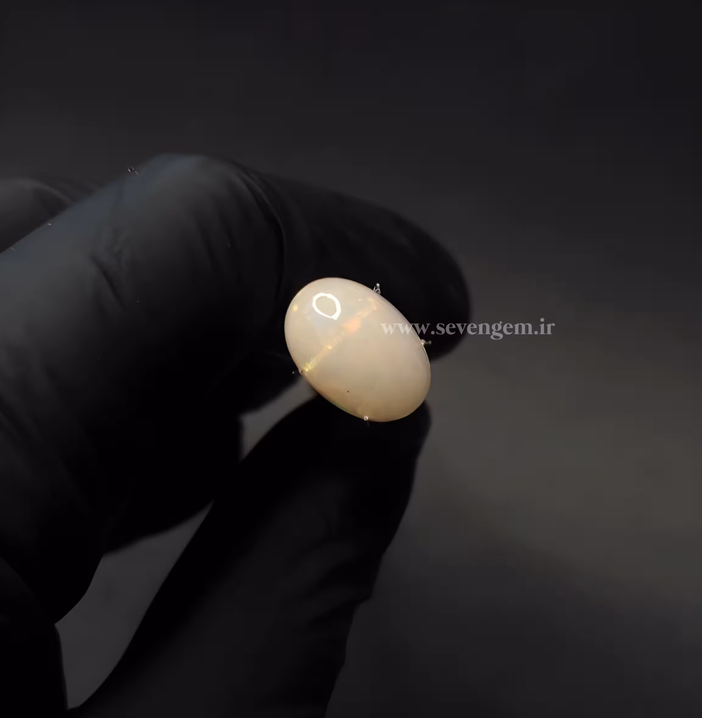 نگین اوپال سفید اتیوپی (کد21)