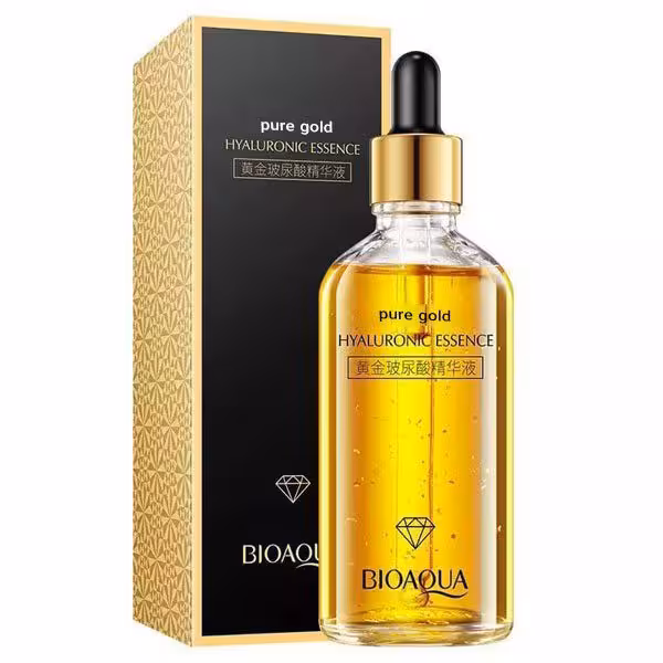 سرم پوست بیوآکوا مدل pure gold حجم 100 میلی لیتر