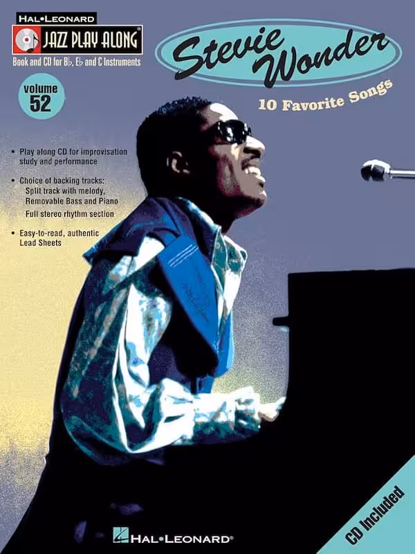 Jazz Playalong Vol 52 – Stevie Wonder For Alto And Tenor