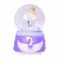 گوی برفی بالرین نشسته دریاچه قو