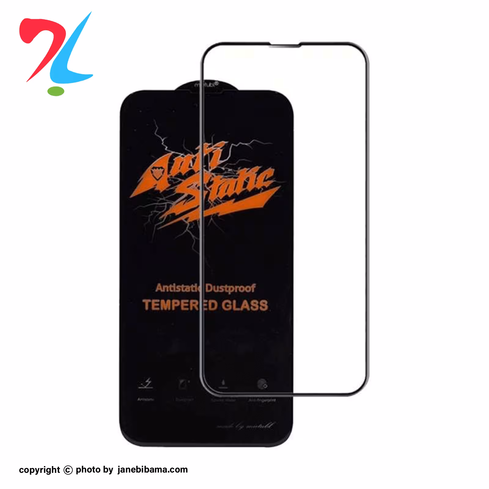 محافظ صفحه نمایش (گلس) مدل آنتی استاتیک مناسب برای گوشی موبایل شیائومی Xiaomi Redmi Note 10 pro plus