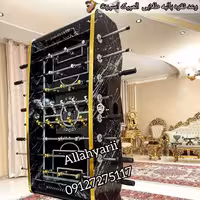 فوتبال دستی تاشو S12 رعد نقره نوارطلایی هایگلاس کف شیشه سکوریت آدمک طلایی نقره واشر بلبرینگی 