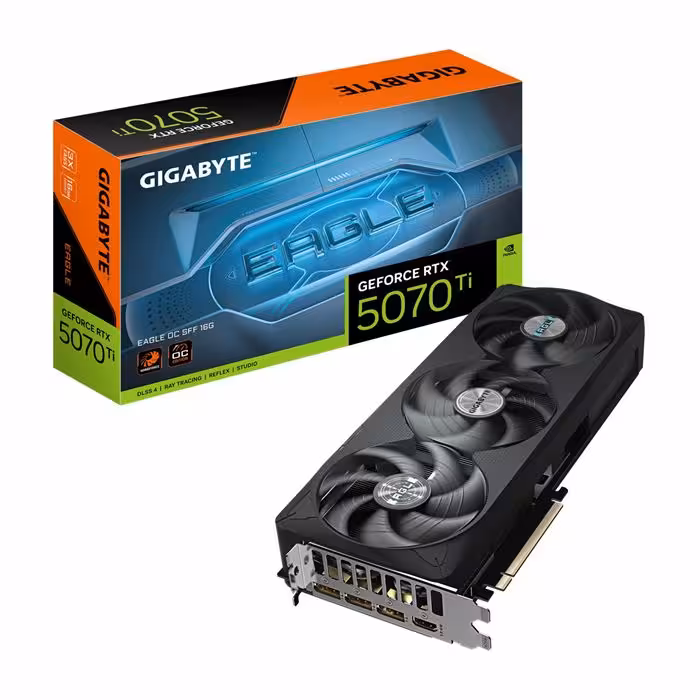 کارت گرافیک گیگابایت مدل GeForce RTX 5070 Ti EAGLE OC SFF 16GB