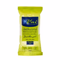 دستمال جیبی مرطوب آنتی باکتریال یونی لد بسته 12 عددی