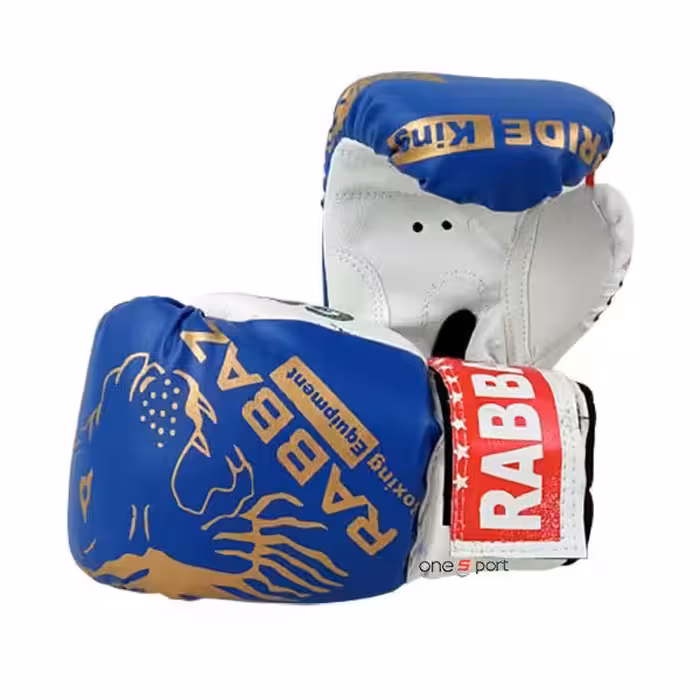 دستکش بوکس بچه گانه RABBAZ | آبی