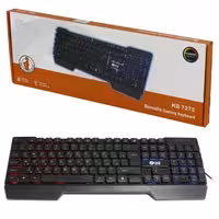 کیبورد سیمدار گیمینگ بک لایت دار دکمه های مکانیکی Gold Oscar KB 7275