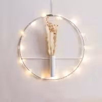 حلقه LED با گل خشک چیبو