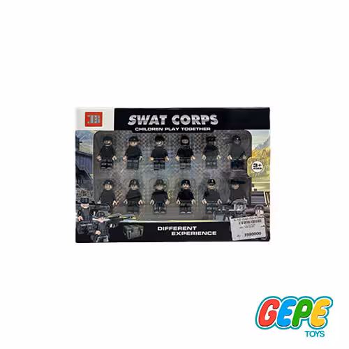 لگو پلیس ویژه 12 عددی مدل SWAT CORPS