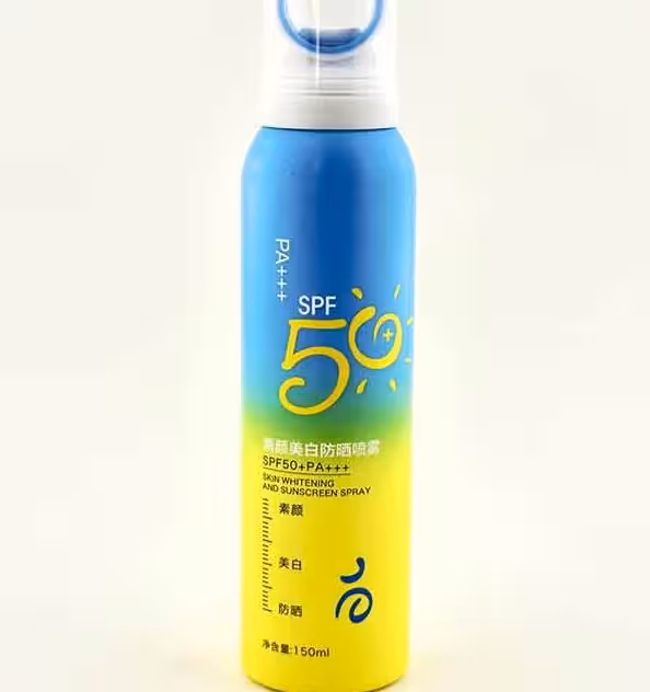 اسپری ضد آفتاب و سفید کننده spf50 حجم 150 میل