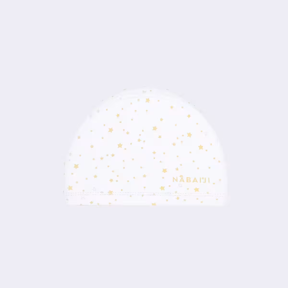 کلاه شنا نابایجی – دکتلون Nabaiji Coated Mesh Swimming Cap – Printed Fabric – Size S – White