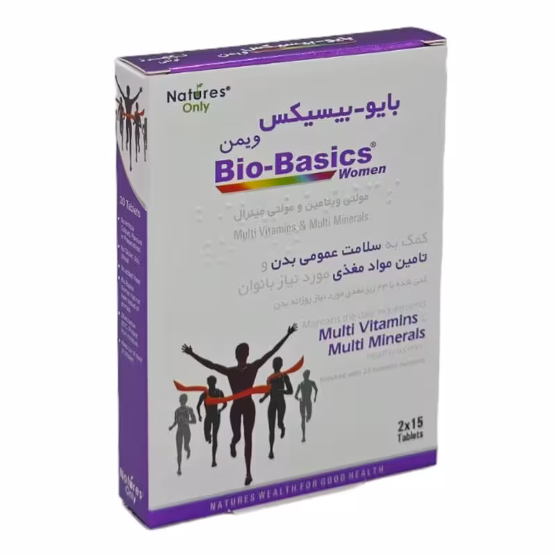 قرص مولتی ویتامین بانوان بایوبیسیکس وومن نیچرز اونلی 30 عدد