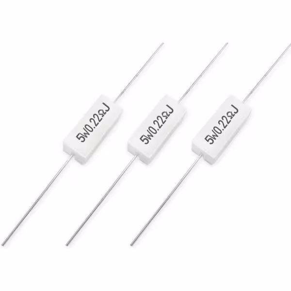 مقاومت آجری 0.22 اهم 5 وات