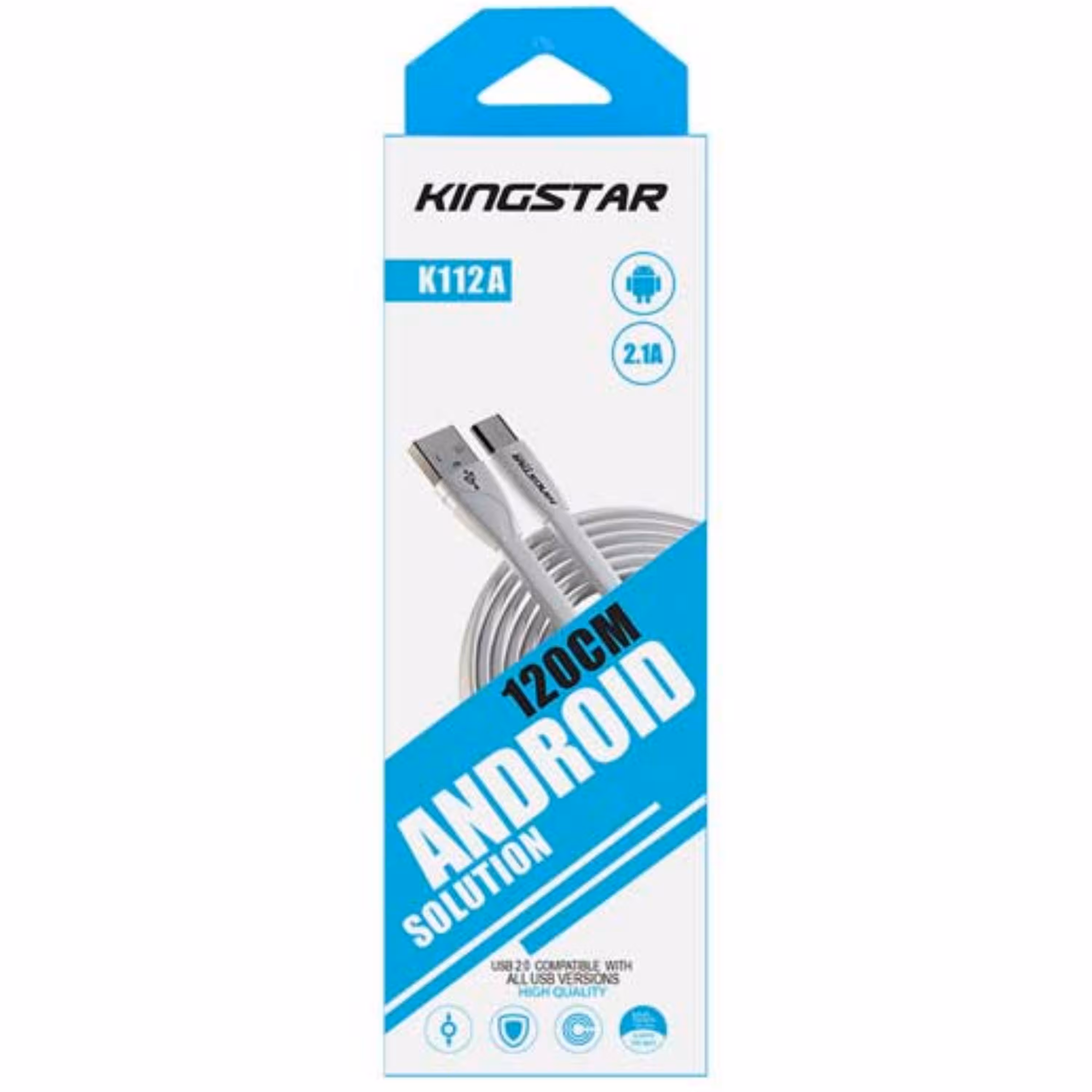 کابل شارژ میکرو kingstar K112A با گارانتی 12 ماهه