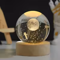 گوی شیشه ای مدل ماه و نردبان