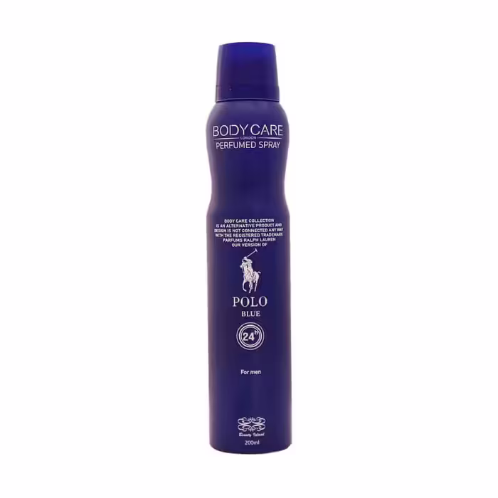 اسپری بدن مردانه پلو آبی بادی کر 200 میلی لیتر | Body Care Polo Blue Body Spray For Men