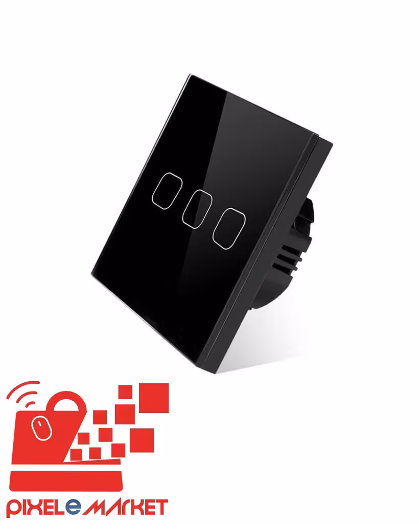 کلید لمسی هوشمند سه پل TUYA مدل Square