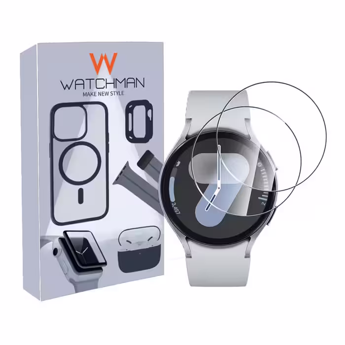 محافظ صفحه نمایش شیشه ای واچ من مدل SH-WM مناسب برای ساعت هوشمند سامسونگ Galaxy Watch 6 44 mm / 7 44 mm بسته دو عددی