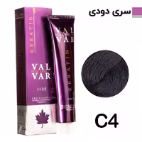 رنگ مو وال وار قهوه ای دودی روشن سری دودی شماره c4