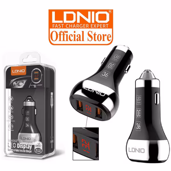 شارژر فندکی الدینیو مدل C2 Micro