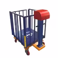 باسکول نیکو مدل دامکش 750 کیلویی چرخدار