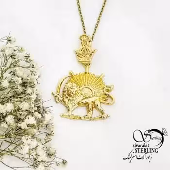 گردنبند مردانه (شیر) درشت کد 19681