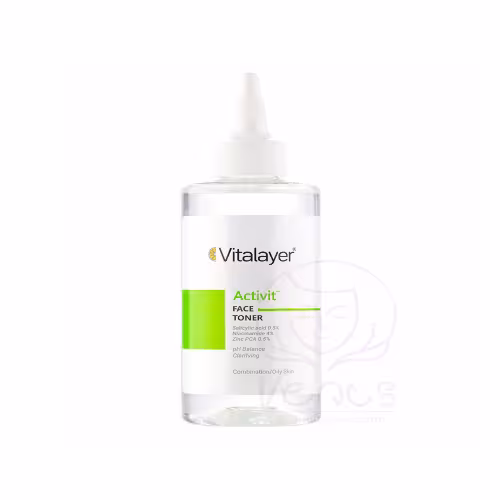 تونر پاک کننده پوست چرب و مختلط ویتالیر VITALAYER