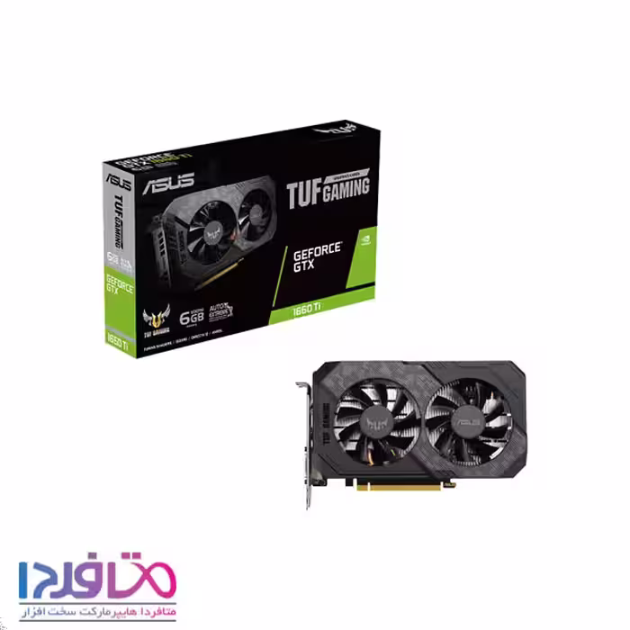 کارت گرافیک ایسوس مدل GTX1660TI TUF 6GB EVO GAMING