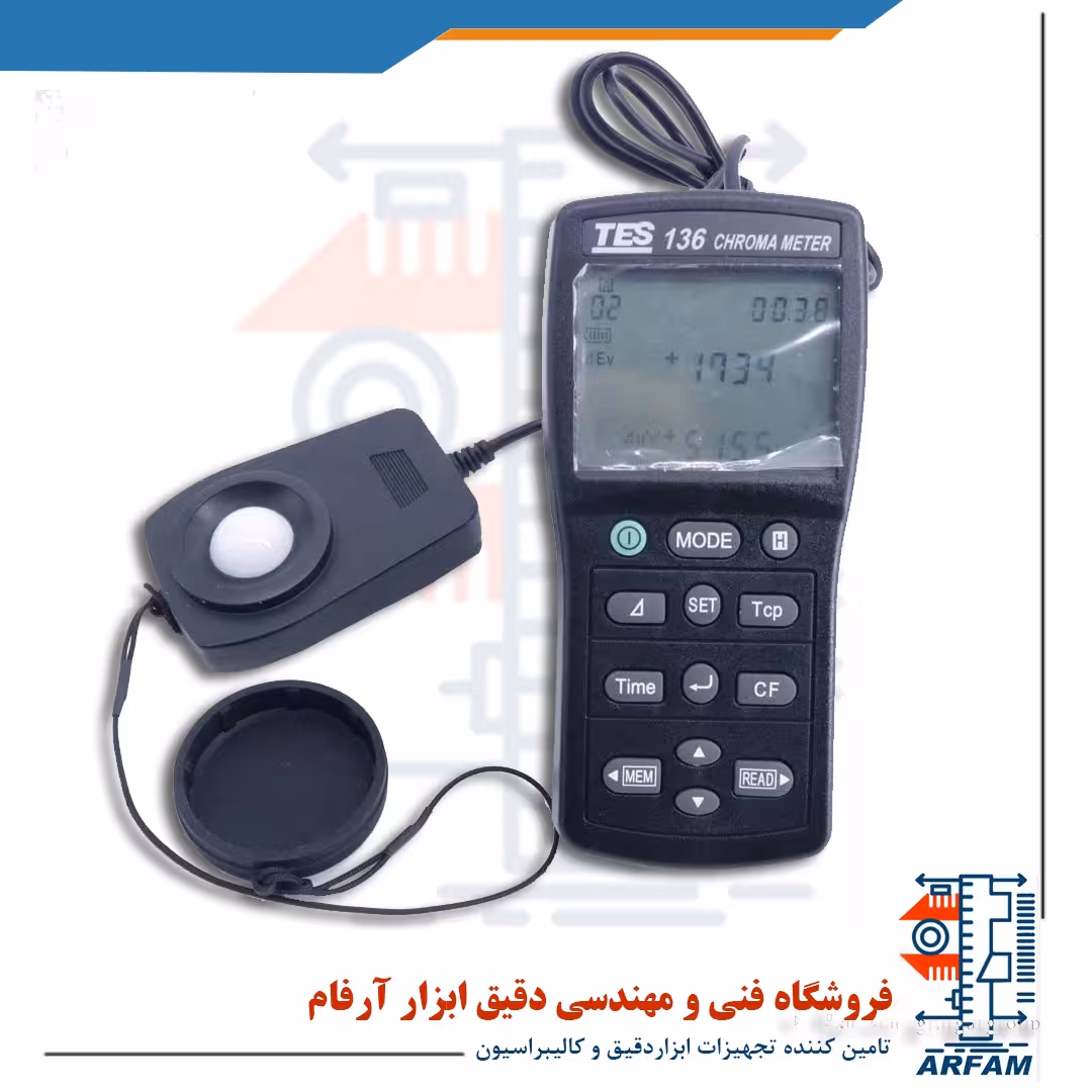 کلوین متر و رنگ سنج نور مدل TES-136
