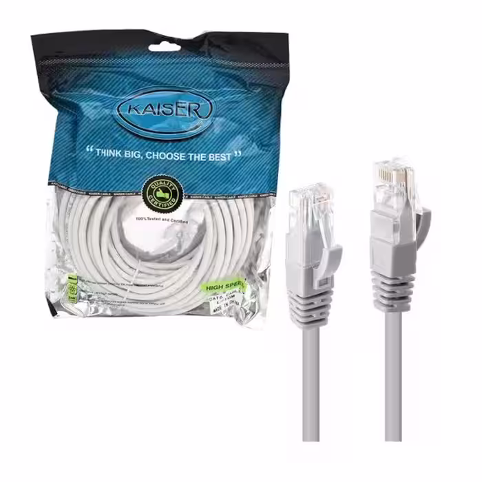 کابل شبکه CAT6 پچ کرد کایزر (KAISER) طول 10 متر