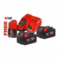 کیت باتري و شارژر 18 ولت 5 آمپر M18NRG-502