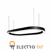 چراغ خطی آویز مستطیل کرو ( منحنی ) سفارشی الکتروتات