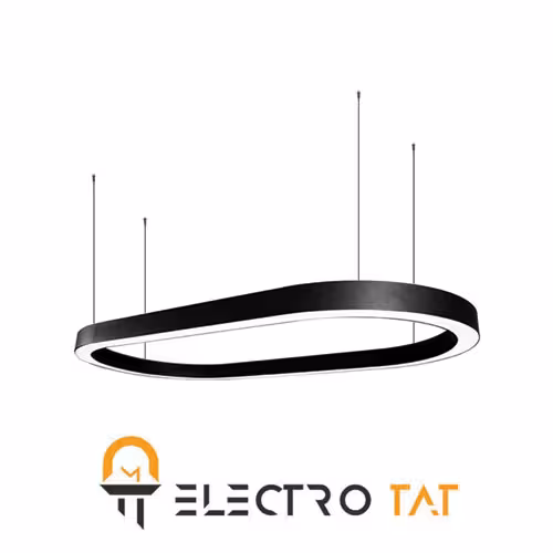 چراغ خطی آویز مستطیل کرو ( منحنی ) سفارشی الکتروتات